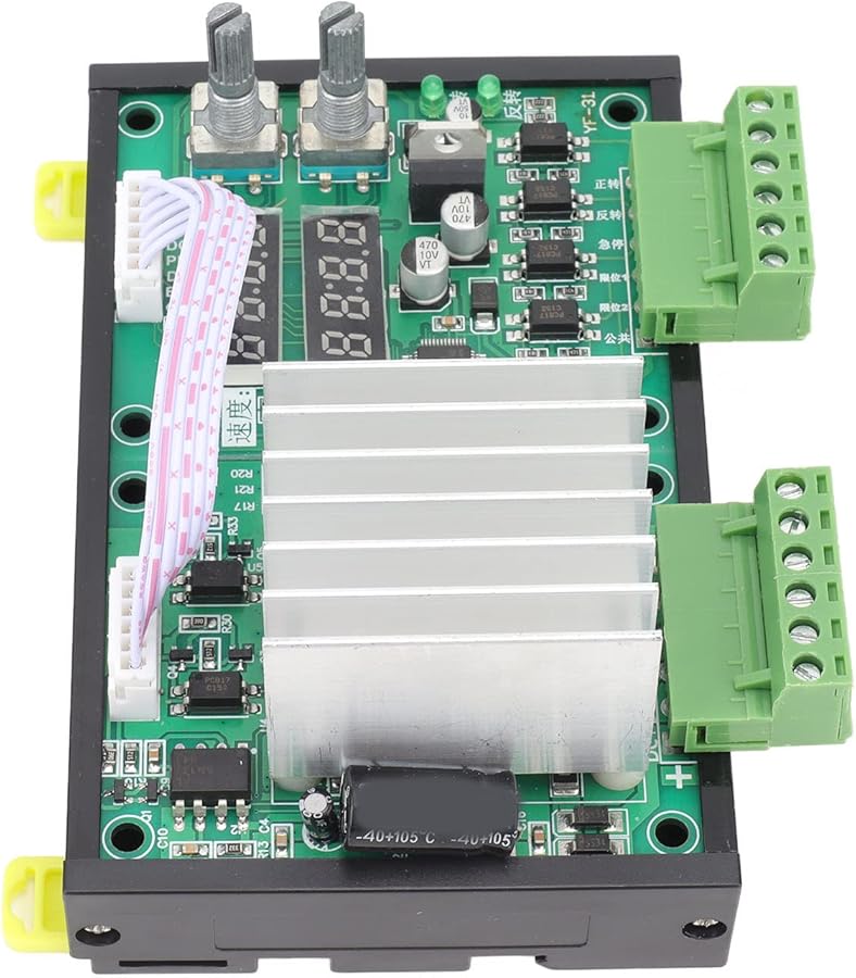 لوحة تحكم محرك السائر DC10-30V، لوحة تشغيل CNC، وحدة تحكم لمحرك ثنائي الطور، تعديل الجهد 0.1-999.9 دورة في الدقيقة للسرعة - Image 5